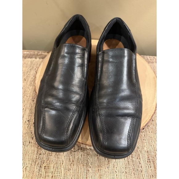 Ecco Helsinki 2‎ Men\'s Loafers Slip On Black Leather Dress Shoes Sz-15 175$ main image 7